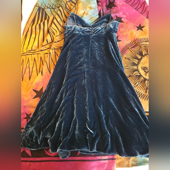 Betsey Johnson Vintage Velvet Baby Doll Dress - Picture 4 of 6